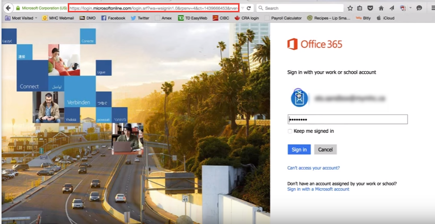 office 365 sign in for mac